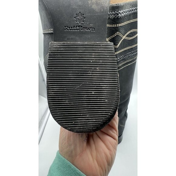 Ruff Hewn Sundancer Boot Tall Gray Women's Size 9.5 Leather - Picture 11 of 12